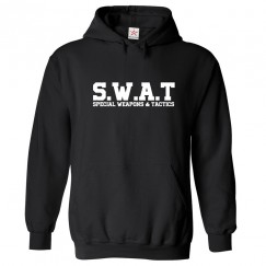 S.W.A.T Special Weapons & Tactics Classic Unisex Kids and Adults Pullover Hoodie									 									 									